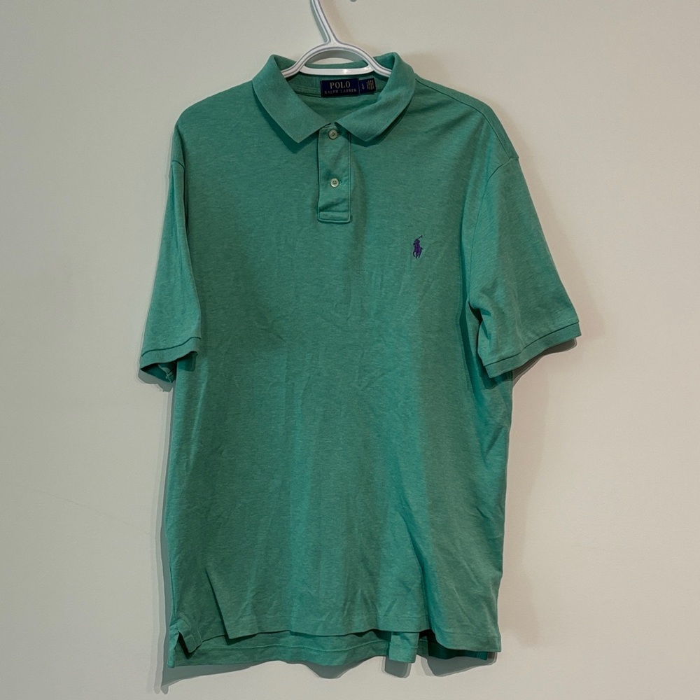 Polo by Ralph Lauren Men's Teal Polo Shirt